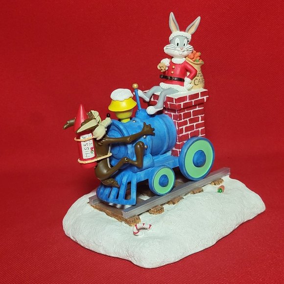 VTG Looney Tunes Christmas Express Train Bugs Bunny Wily E Coyote Road Runner - Picture 15 of 15